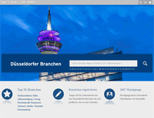 Tablet Screenshot of branchen-duesseldorf.de